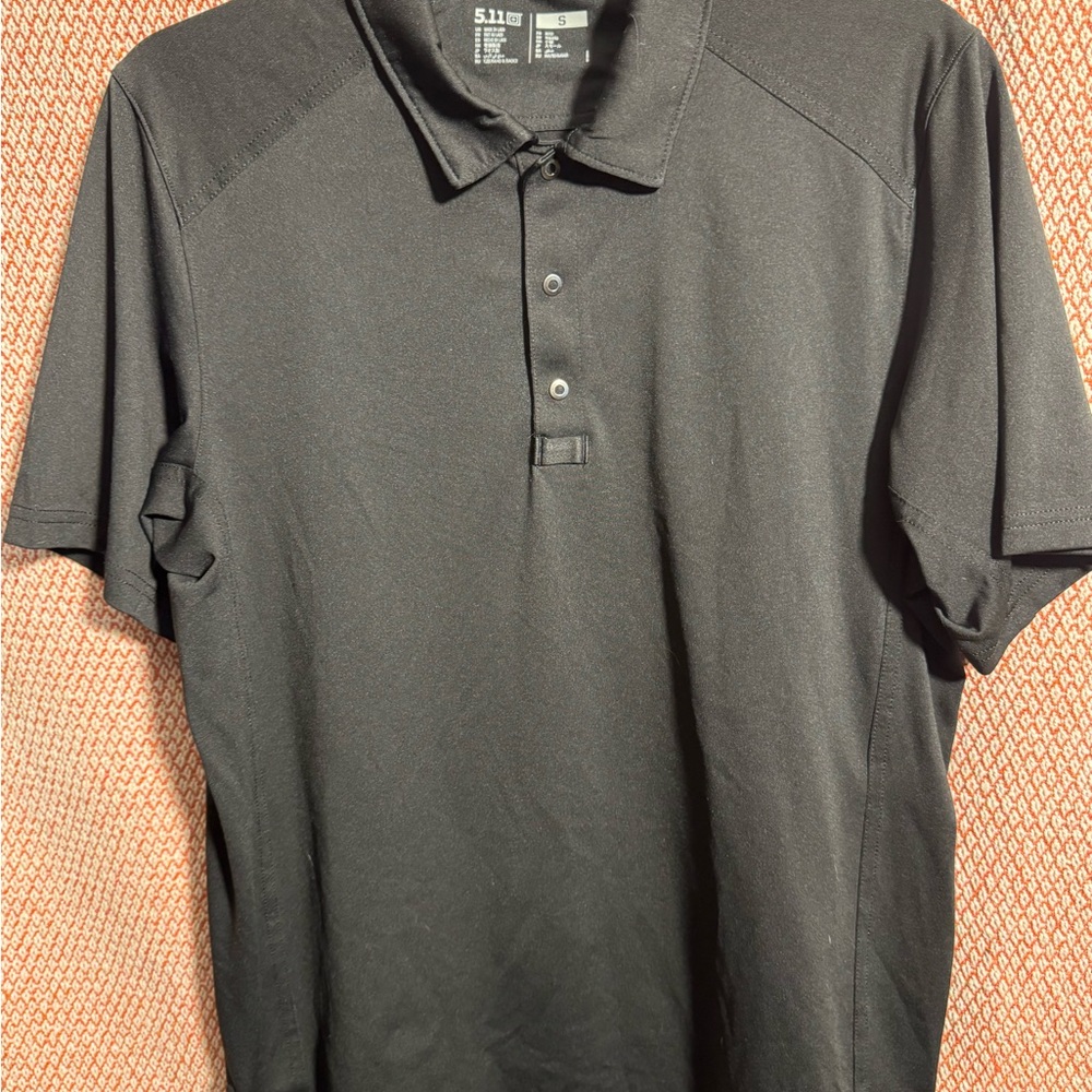 5.11 Tactical Men's Black Polo Shirt Size S